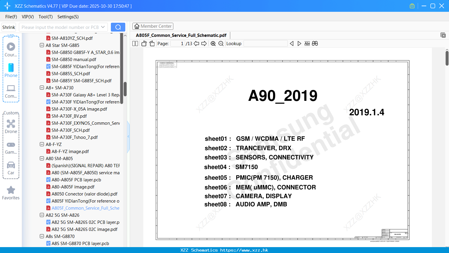 Samsung A805F_Common_Service_Full_Schematic